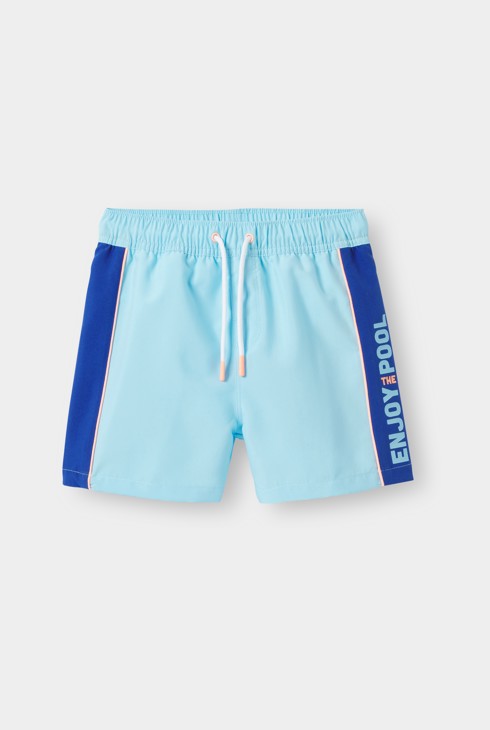 Short de bain bleu garçon 1