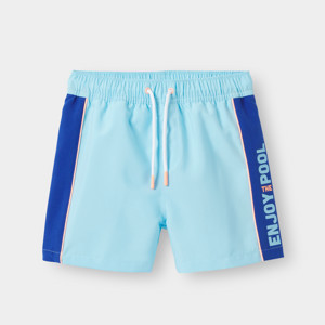 Short de bain bleu garçon