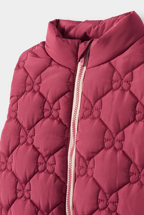 Chaqueta sin mangas rosa para bebé niña 2