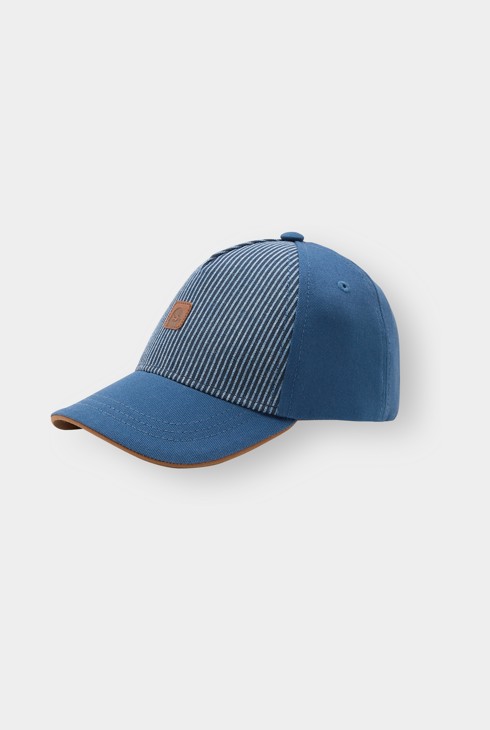 Casquette bleu en denim bébé garçon 1