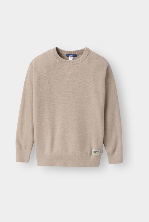 Pull  beige garçon 1