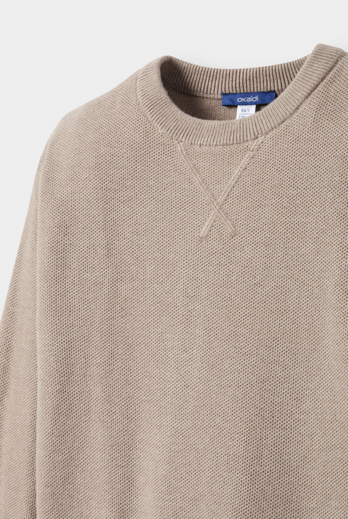 Pull  beige garçon 2