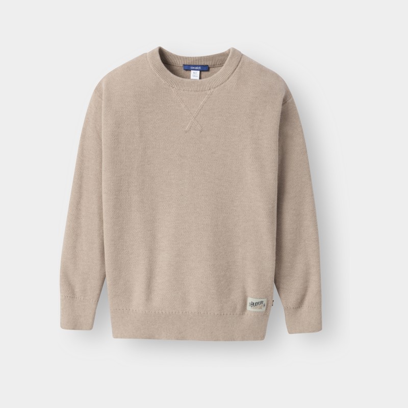 Beige trui voor jongens