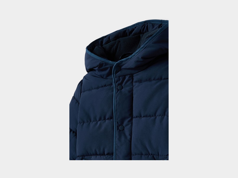 Doudoune polaire bleu bébé garçon 2
