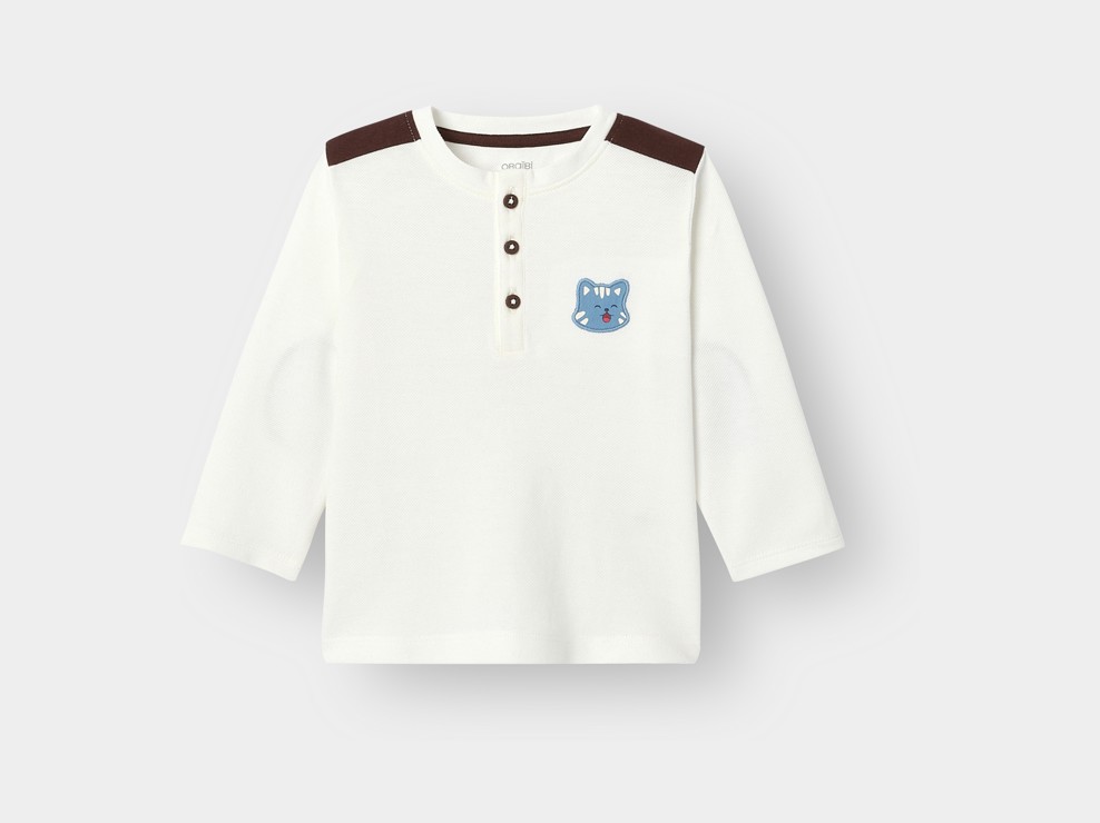 T-shirt blanc garçon 1