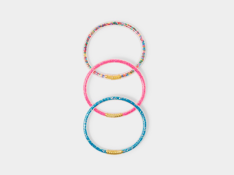 Lot de 3 bracelets multicolores fille 1