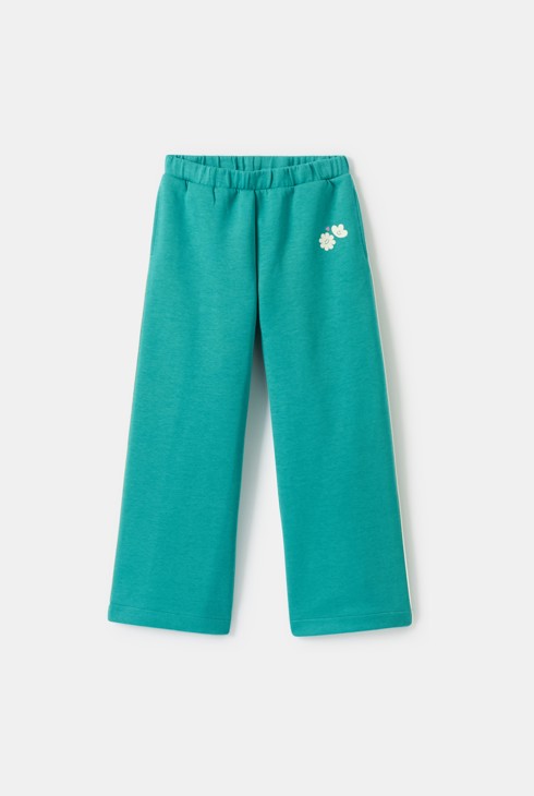 Jogging large vert fille 2