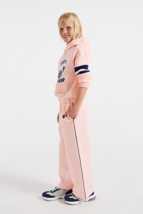 Lichtroze joggingpak voor meisjes 1