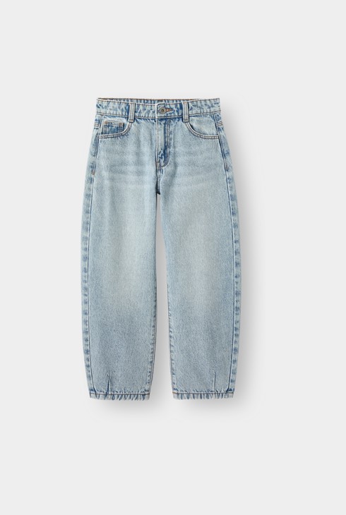Jean forme balloon bleu clair fille 1