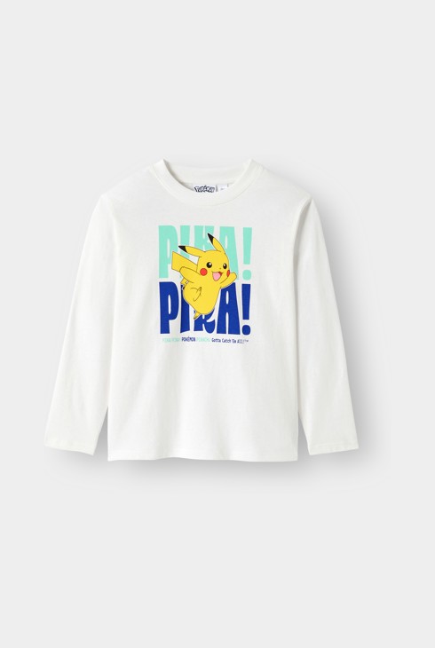 T-shirt Pokémon blanc enfant 1