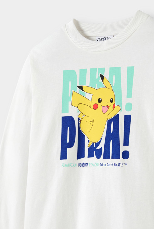 T-shirt Pokémon blanc enfant 2