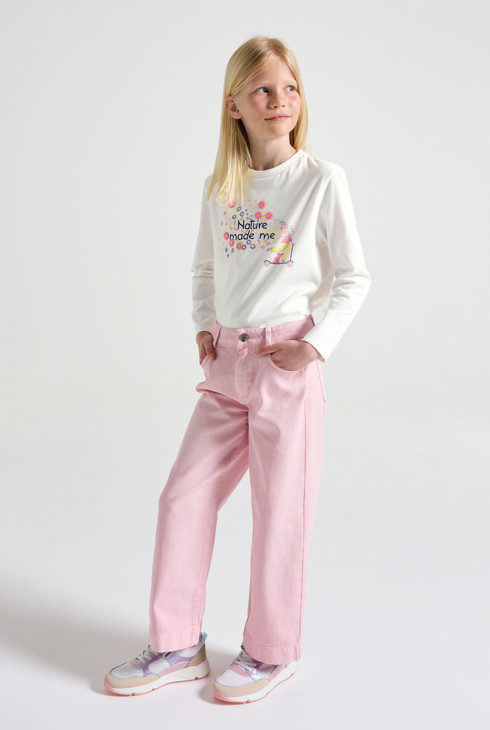 T-shirt Hello Kitty blanc fille 1
