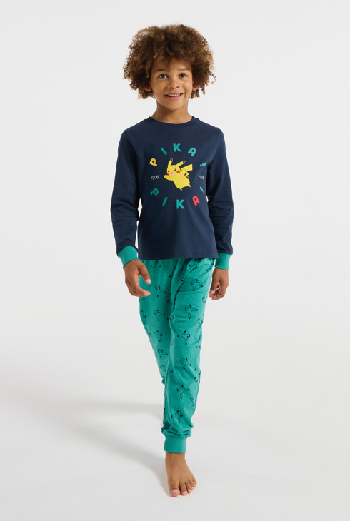 Pyjama Pikachu vert garçon 1