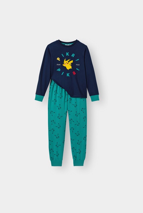 Pyjama Pikachu vert garçon 2