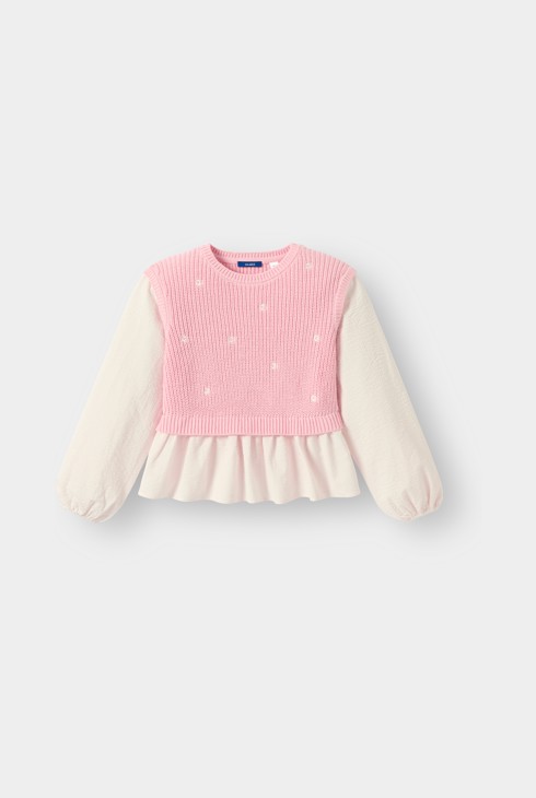 Roze trui voor meisjes 2