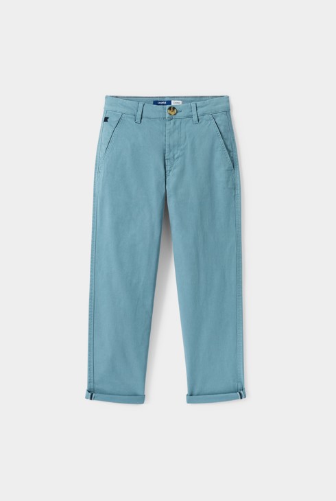 Blauwe chino voor jongens 1