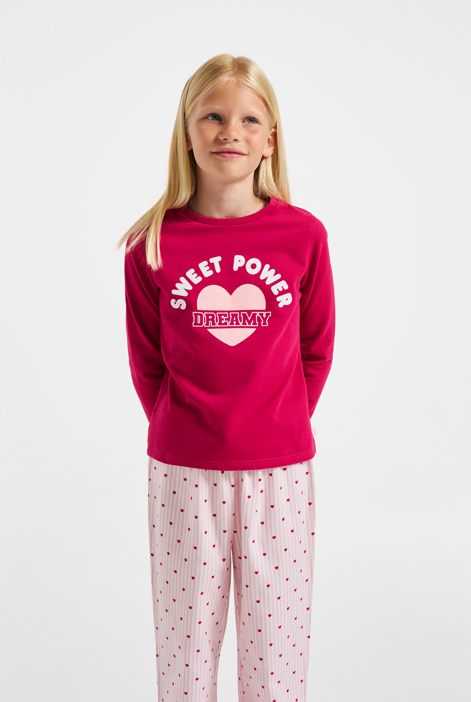 Pyjama rose fille - Rose Petunia