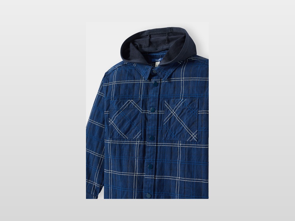 Chemise bleu marine garçon 2