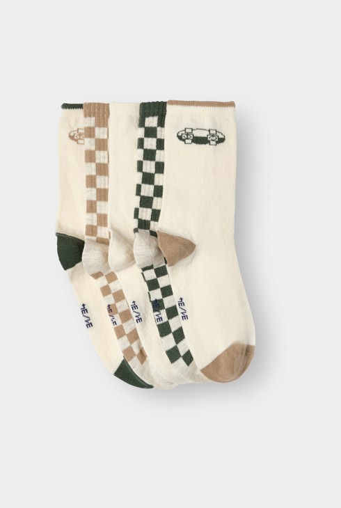 Calcetines de skate beige para niño (paquete de 5) 1
