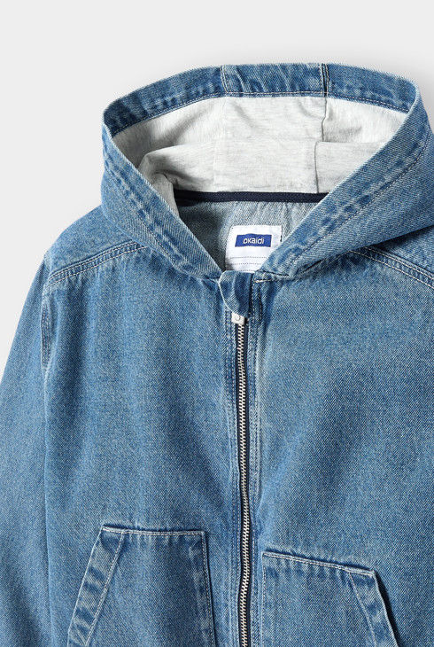 Veste à capuche denim garçon 2