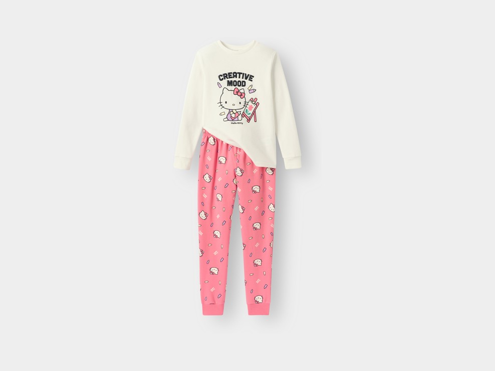 Pyjama Hello Kitty rose fille 1