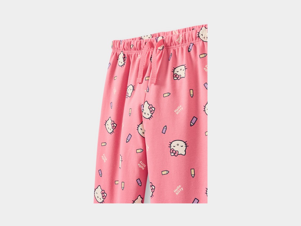 Pyjama Hello Kitty rose fille 2
