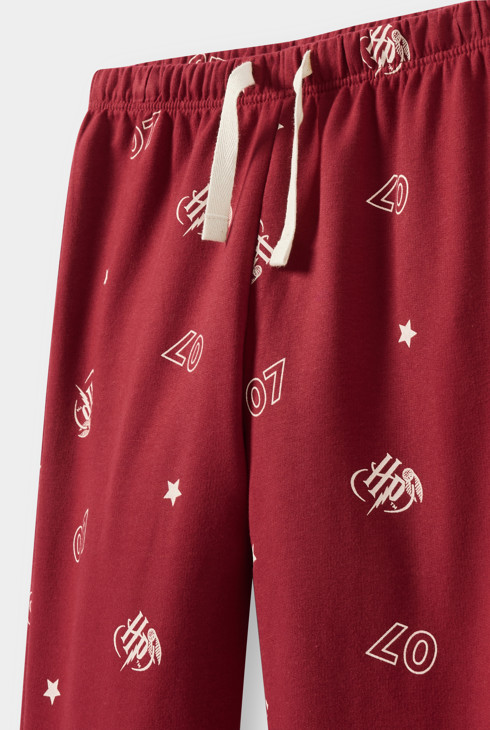 Pyjama Harry Potter rouge mixte