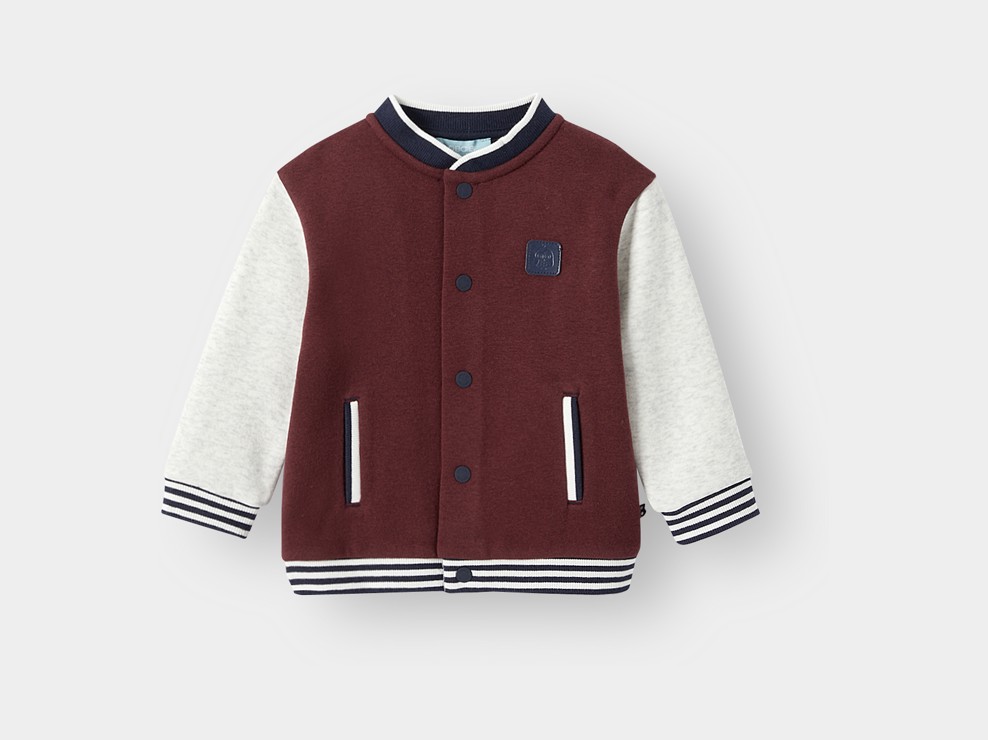 Bordeauxroter Eulen-Teddy für Babyjungen 1