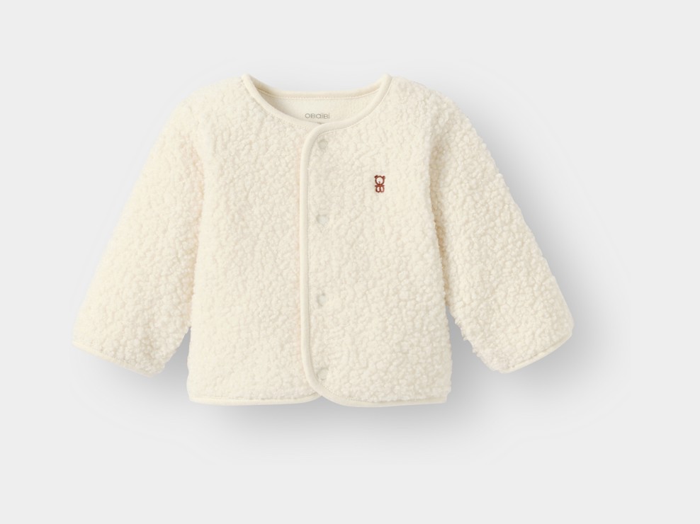 Ensemble 3 pièces blanc bébé garçon 2