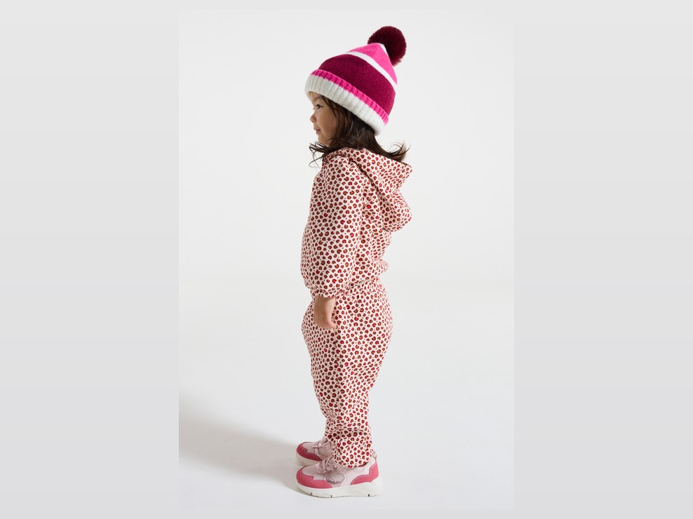 Veste léopard rose bébé fille 1