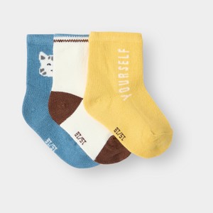 Chaussettes fantaisie bébé garçon (lot de 3)