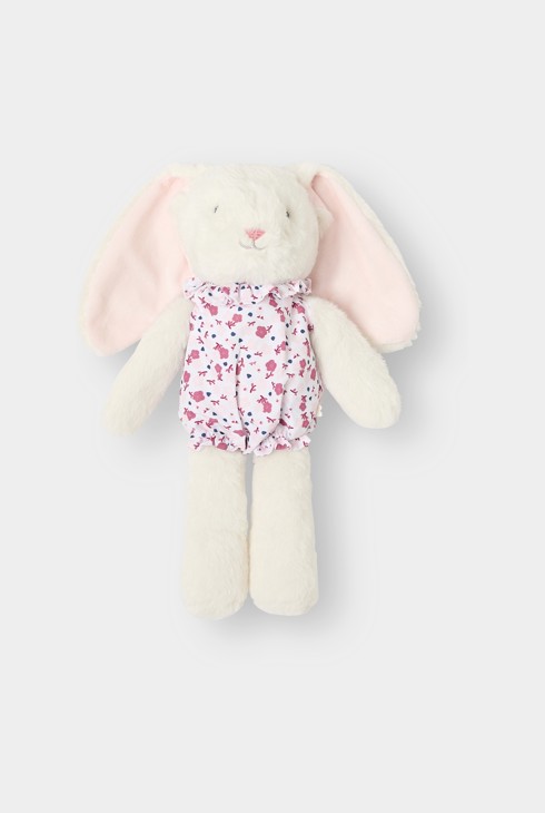 Doudou lapin blanc 1
