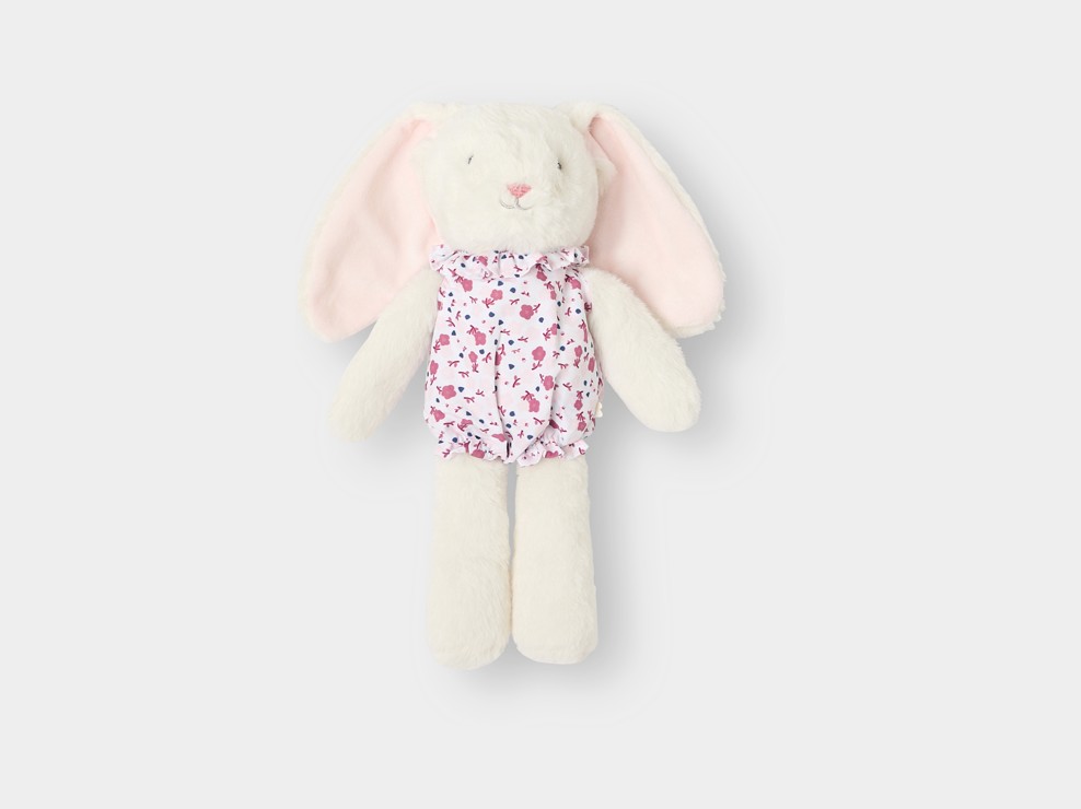 Doudou lapin blanc 1