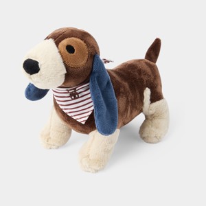 Peluche chien marron