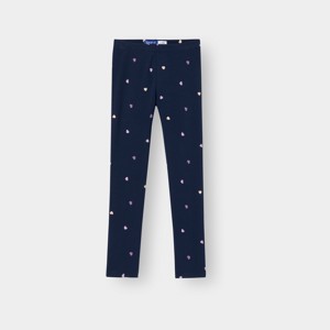 Legging imprimé bleu fille