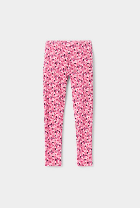 Legging côtelé rose fille 1