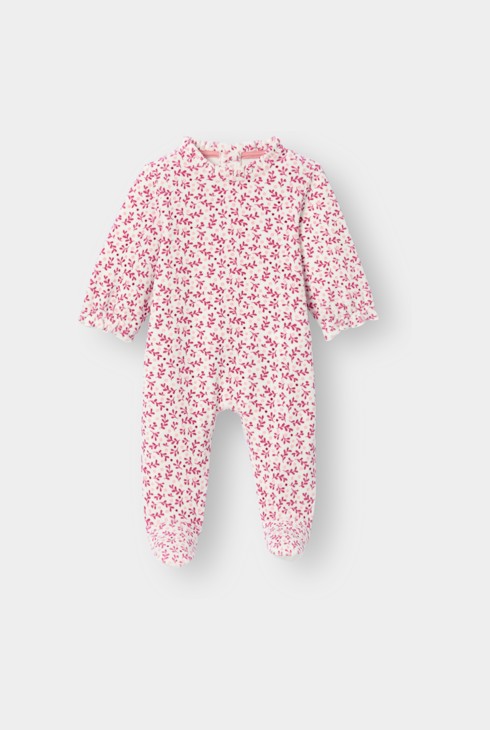 Dors bien imprimé rose bébé fille 1
