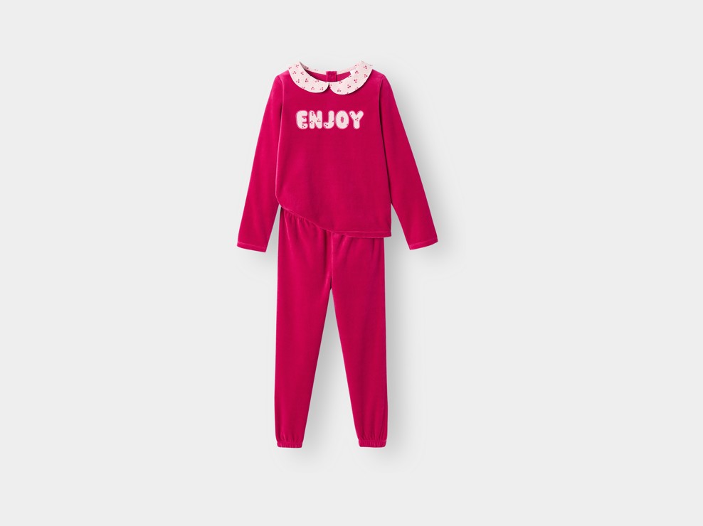 Pyjama enjoy rose fille 2