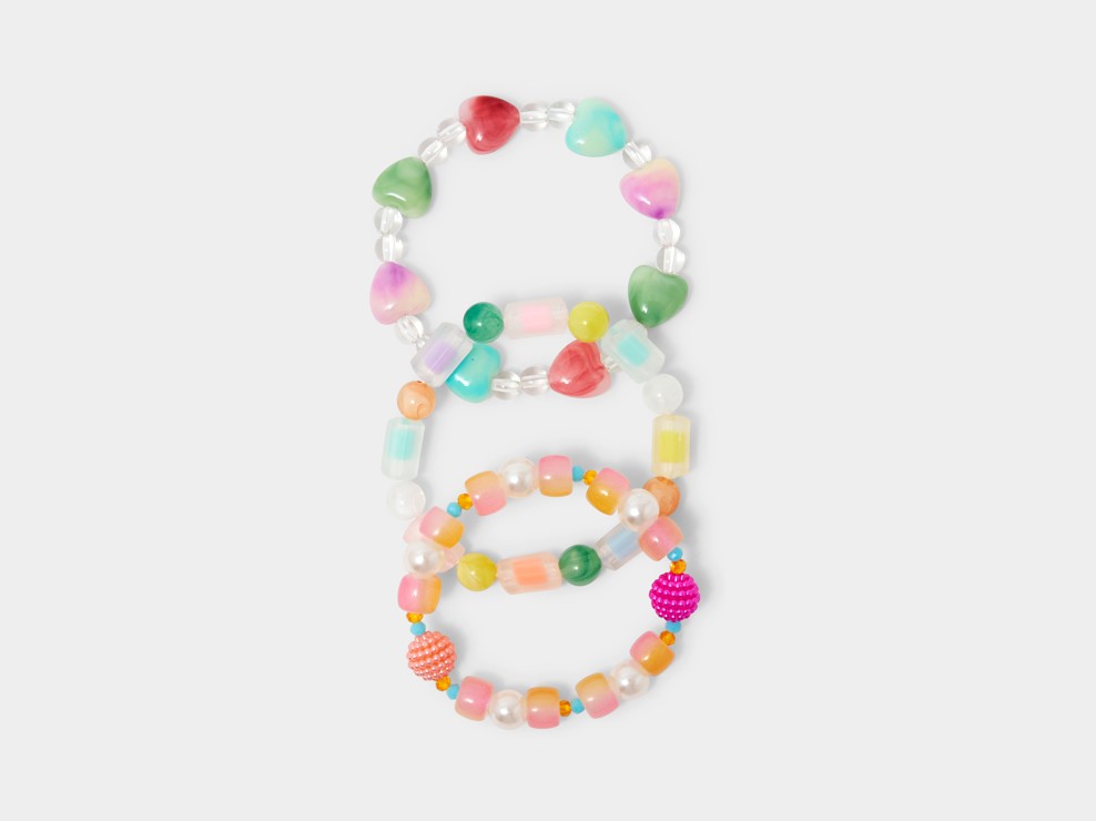 Bunte Perlenarmbänder für Mädchen (3er-Set) 1