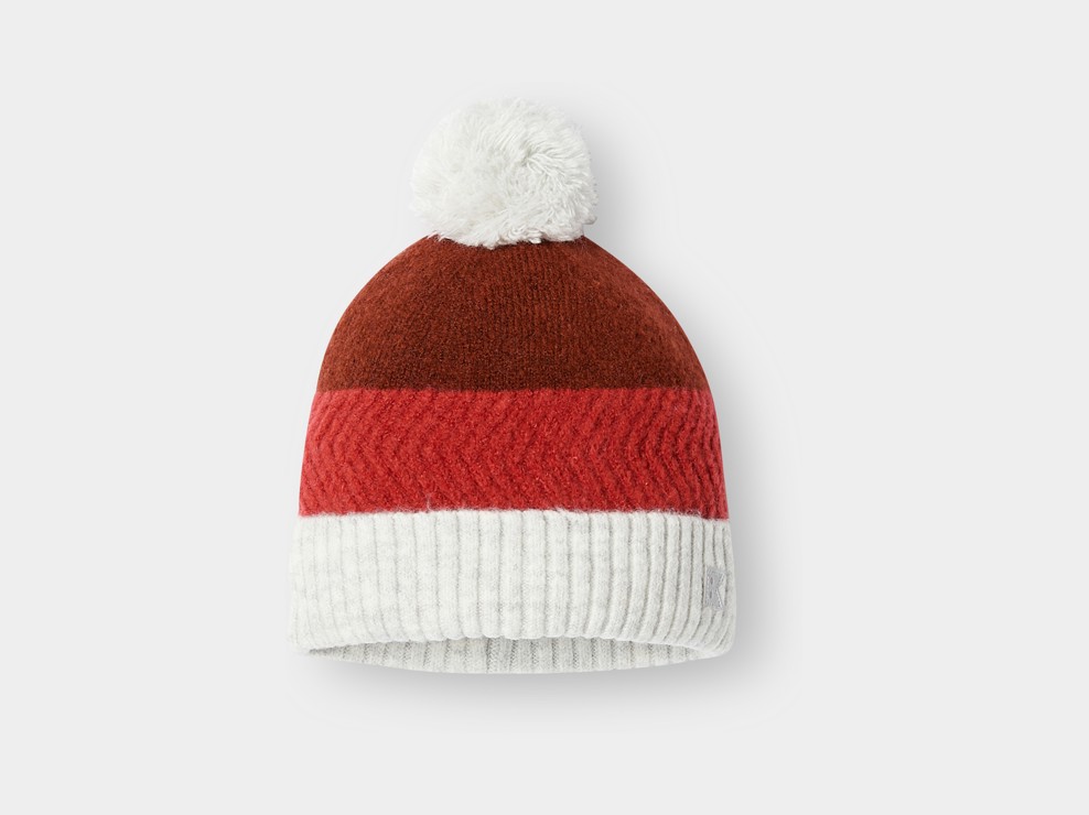 Bonnet doublé rouge garçon 1