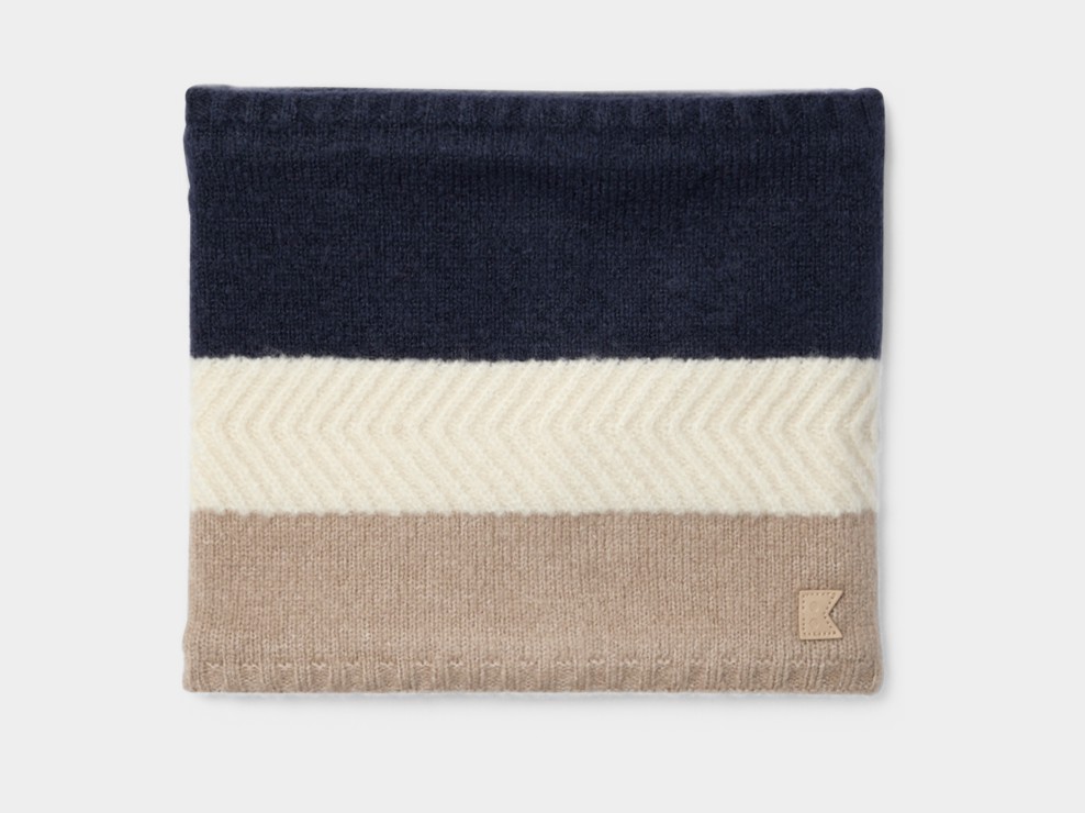 Snood chaud bleu garçon 1