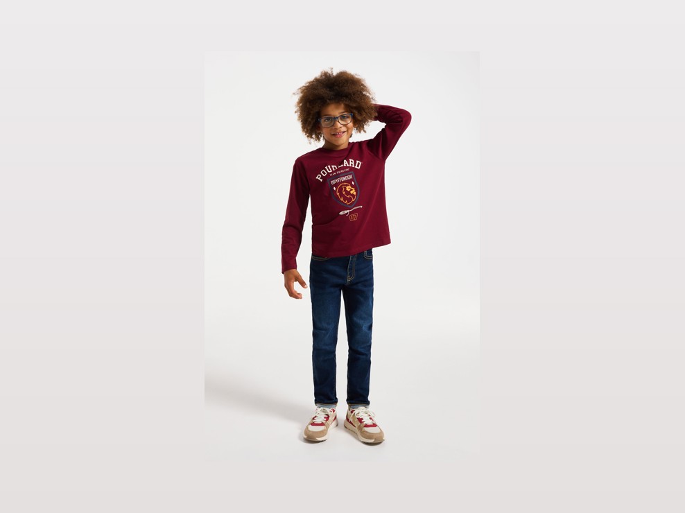 Rotes Hogwarts-T-Shirt für Jungen 1