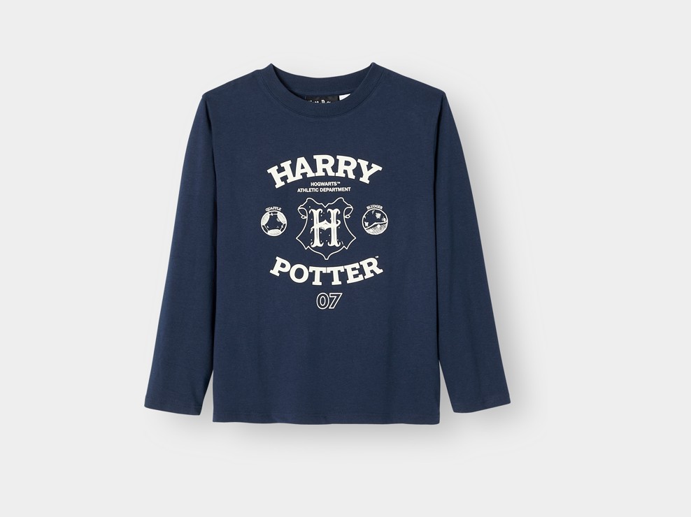 T shirt Harry Potter bleu garçon 1