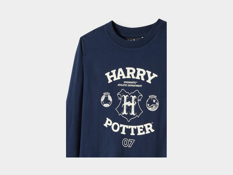 T shirt Harry Potter bleu garçon 2
