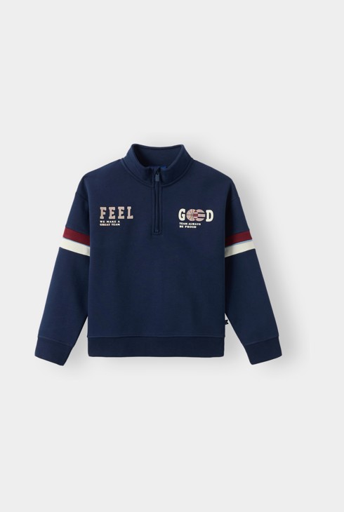 Sweat bleu marine garçon 1