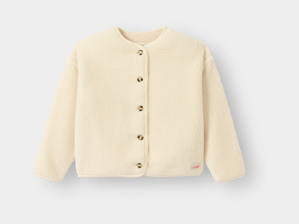 Veste blanche farine fille 2