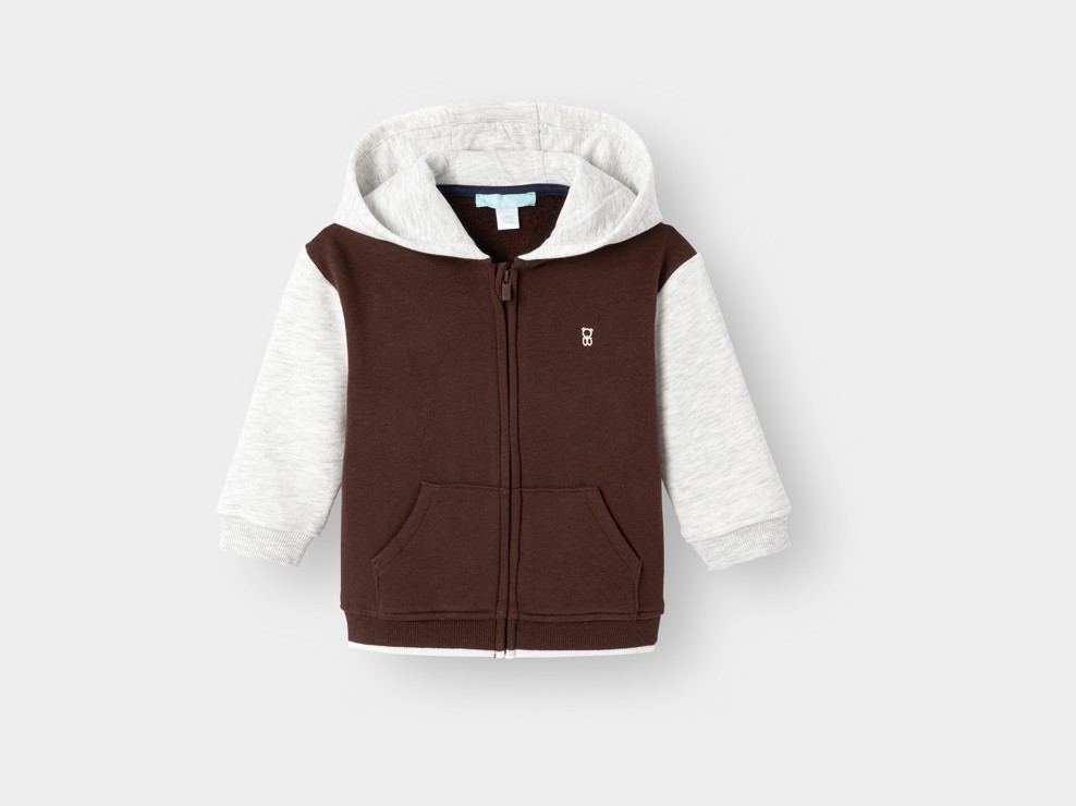 Veste teddy marron garçon 1