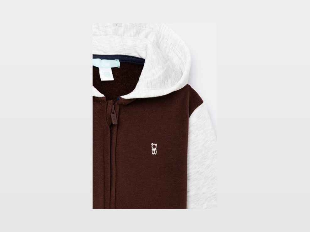 Veste teddy marron garçon 2