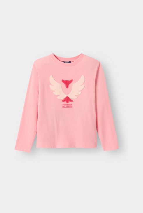 Maglietta rosa da bambina 1