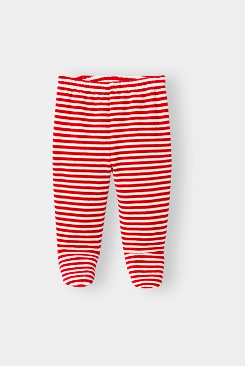 Conjunto de pijama festivo rojo para bebé niña 2